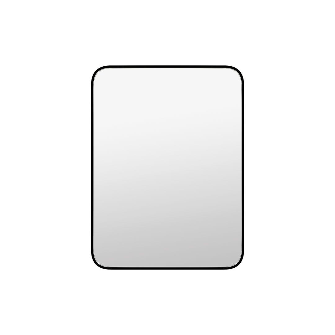 FARA Mirror, black, 30 in. x 40 in.