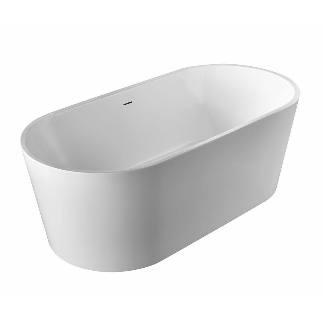 ITASCA Freestanding Bathtub, 59 in., White