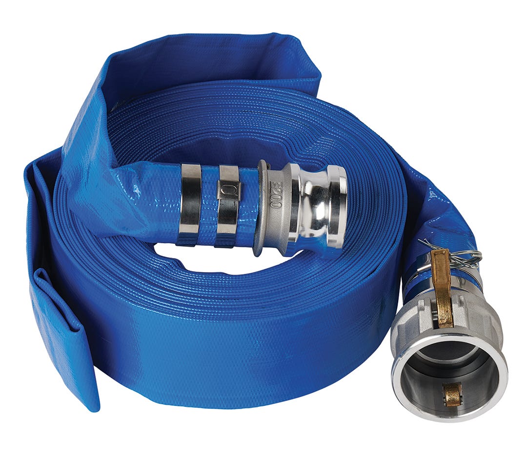 Discharge Hose for Water Pump, 2 in. x 50 ft.