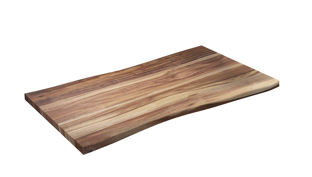 Acacia Live Edge Island Top, 74 in.