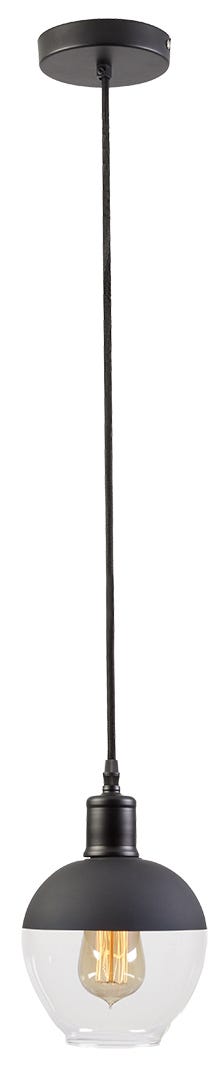 VESTA Pendant Light, 1 light, black
