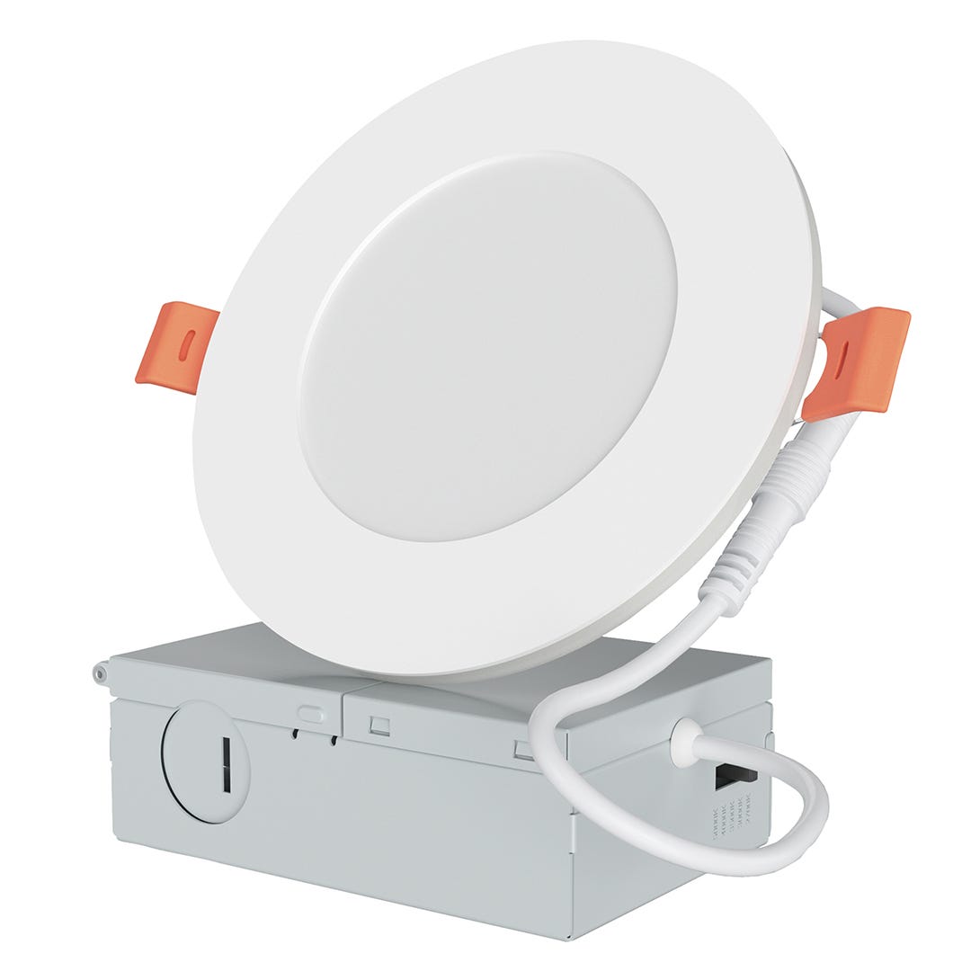 Recessed Lighting, Ambiance Outline, 2200K, 9W, 5CCT, 1/Pack