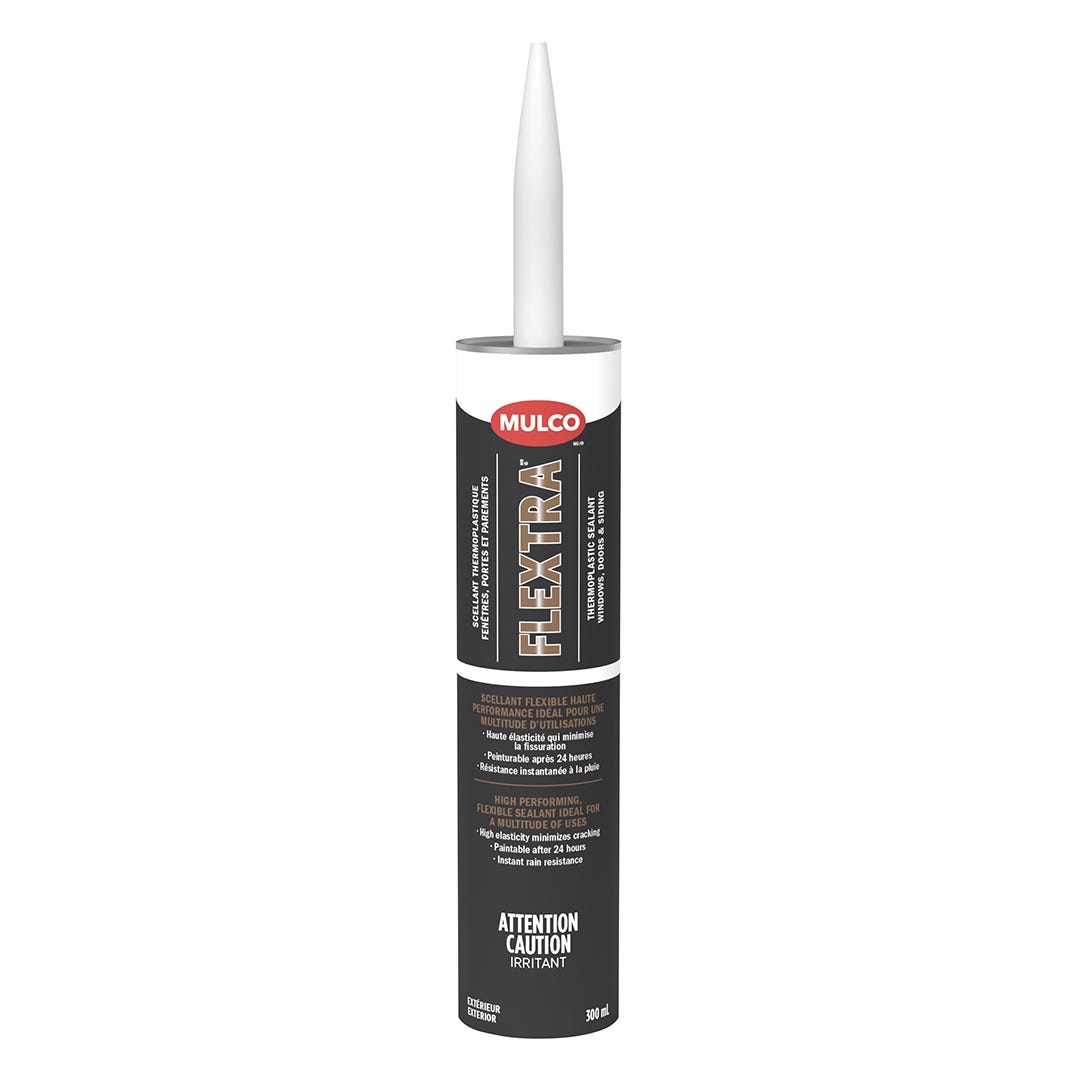 FLEXTRA Thermoplastic Sealant Exterior, Multipurpose, 300 ml, Cement Gray