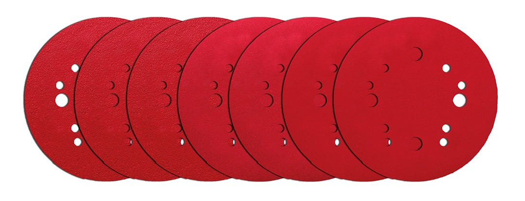 Sanding Discs, 5 in., 80/150/220 grit, 7/Pack