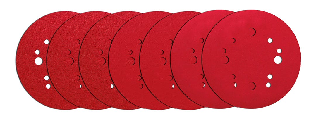 Sanding Discs, 5 in., 60/100/150 grit, 7/Pack