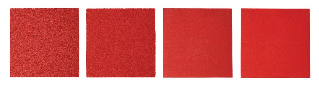 Palm Sander 1/4 sheets, 4-1/2 in. x 5-1/2 in., Assorted GritS, 6/Pack