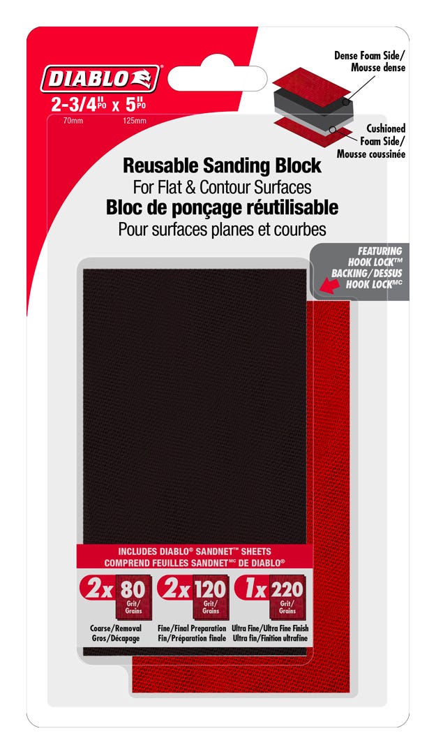 Hand Sanding Block, 2-3/4 in. X 5 in.