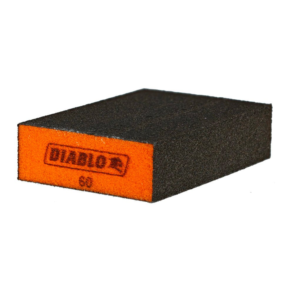 Flat Sanding Sponge, grit 60, 3/Pack