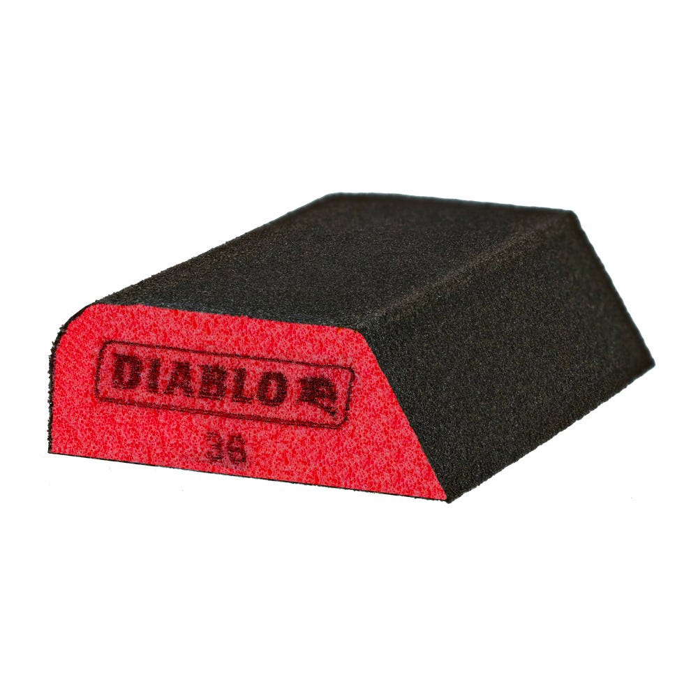 Dual-Edge Sanding Sponge, grit 36