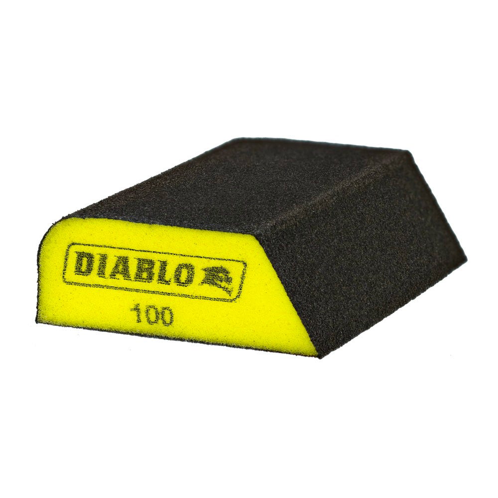 Dual-Edge Sanding Sponge, grit 100