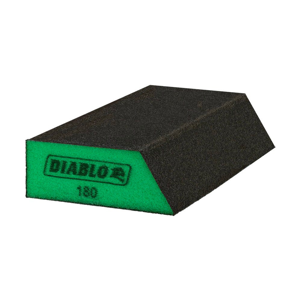 Corner Contact Sanding Sponge, grit 180, 4/Pack