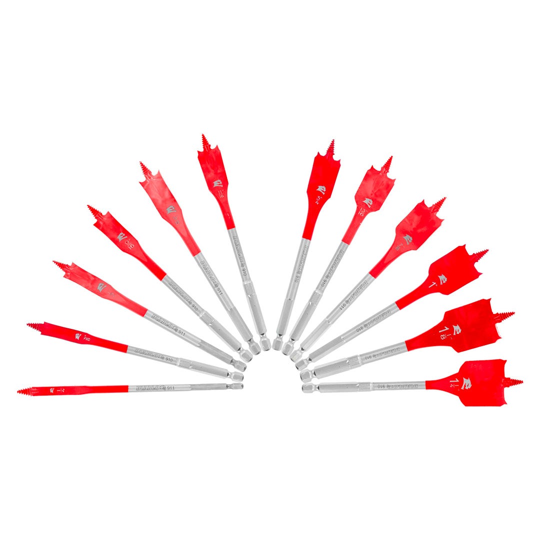 DIABLO Spade Bit Set, 12/Pack