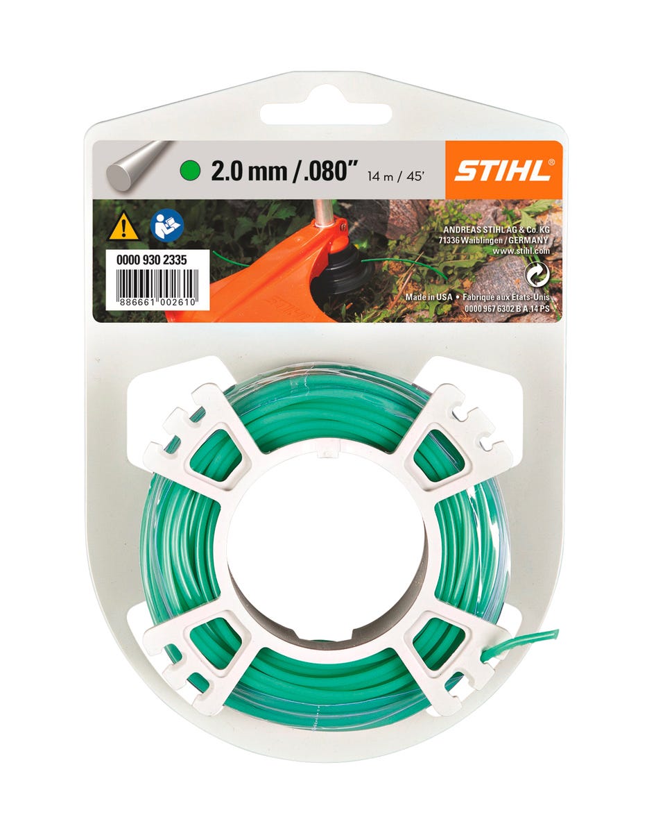 Trimmer Line, 0.080-in. (2 mm) x 50-ft.