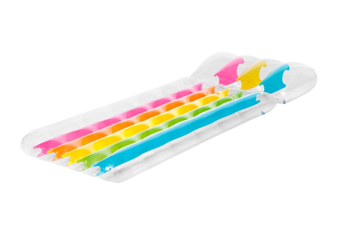 Inflatable Mat, Rainbow