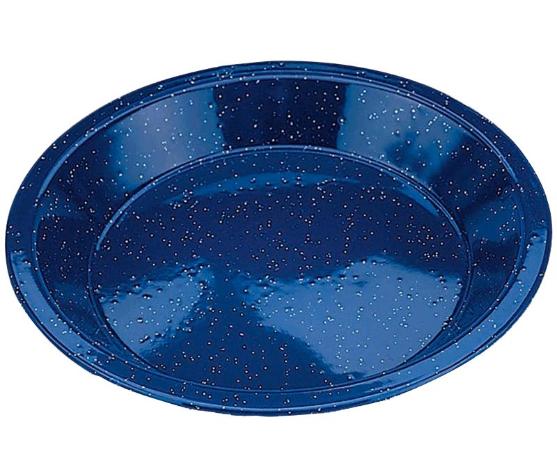 25 cm Blue Enamel Camping Plate