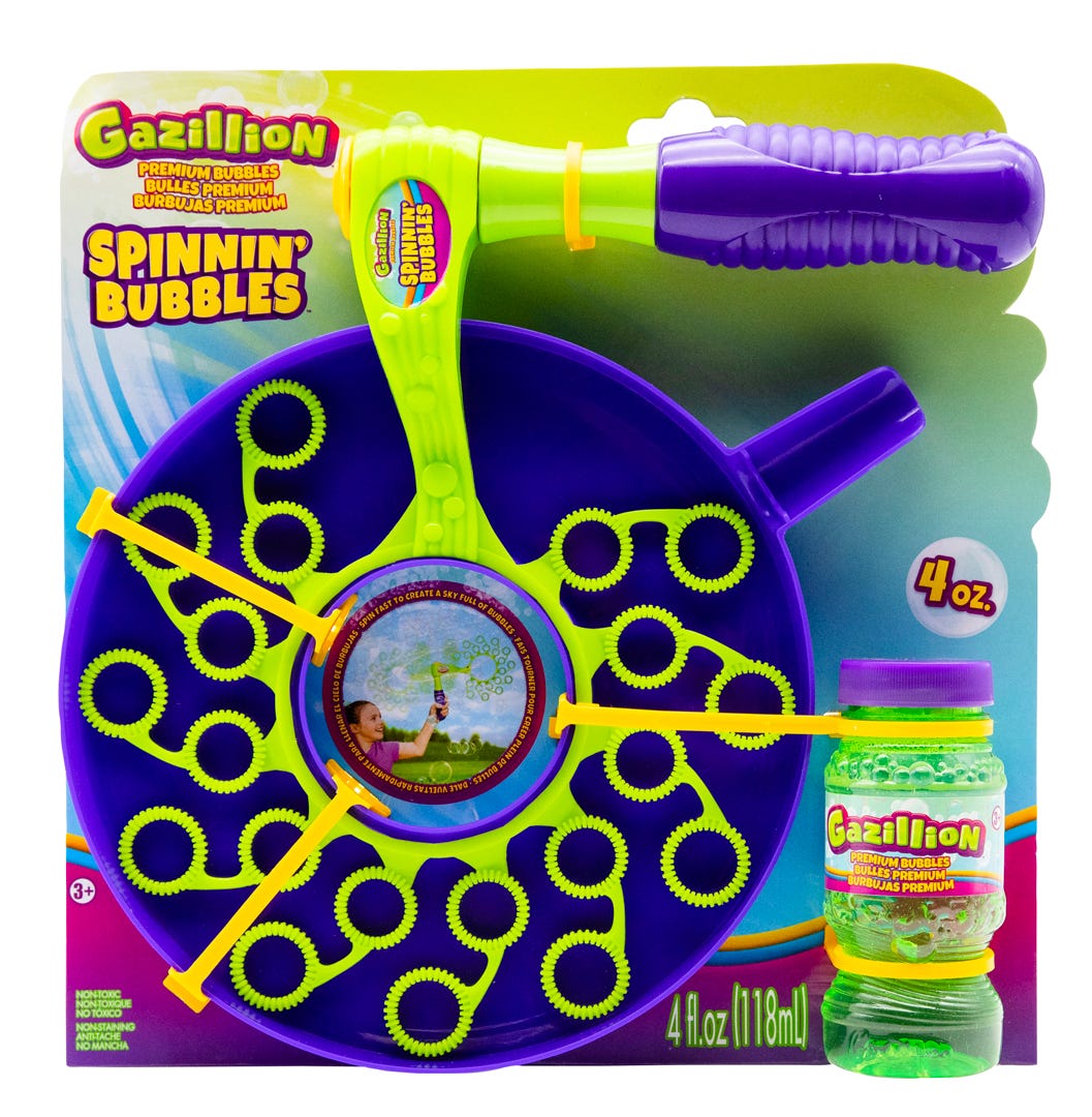 GAZILLION Spinning Bubble Wand