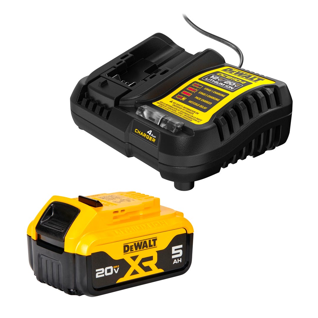 20 V MAX Charger and Battery Set, 5 ah