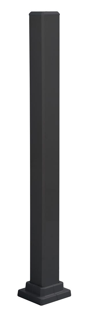 Stair Post, 3 in. x 46-1/2 in., Black