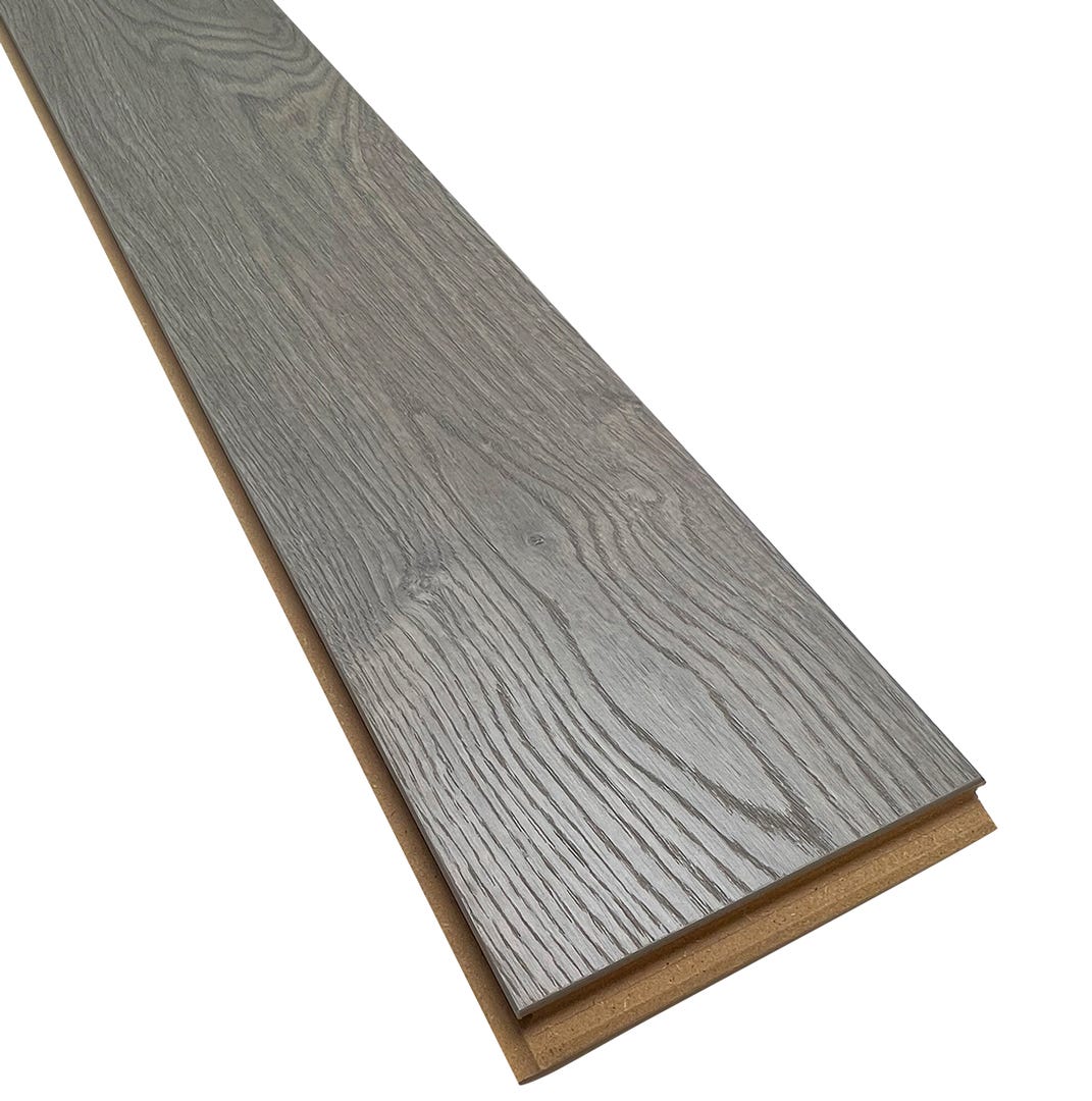NIRVANA Laminated Flooring, 12 mm, AC5, Grey