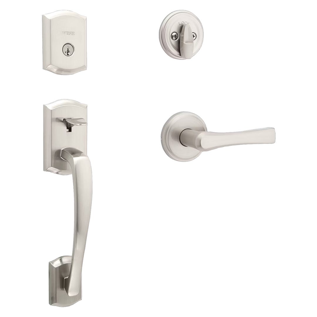PRESCOTT/KATELLA Handleset, Satin Nickel