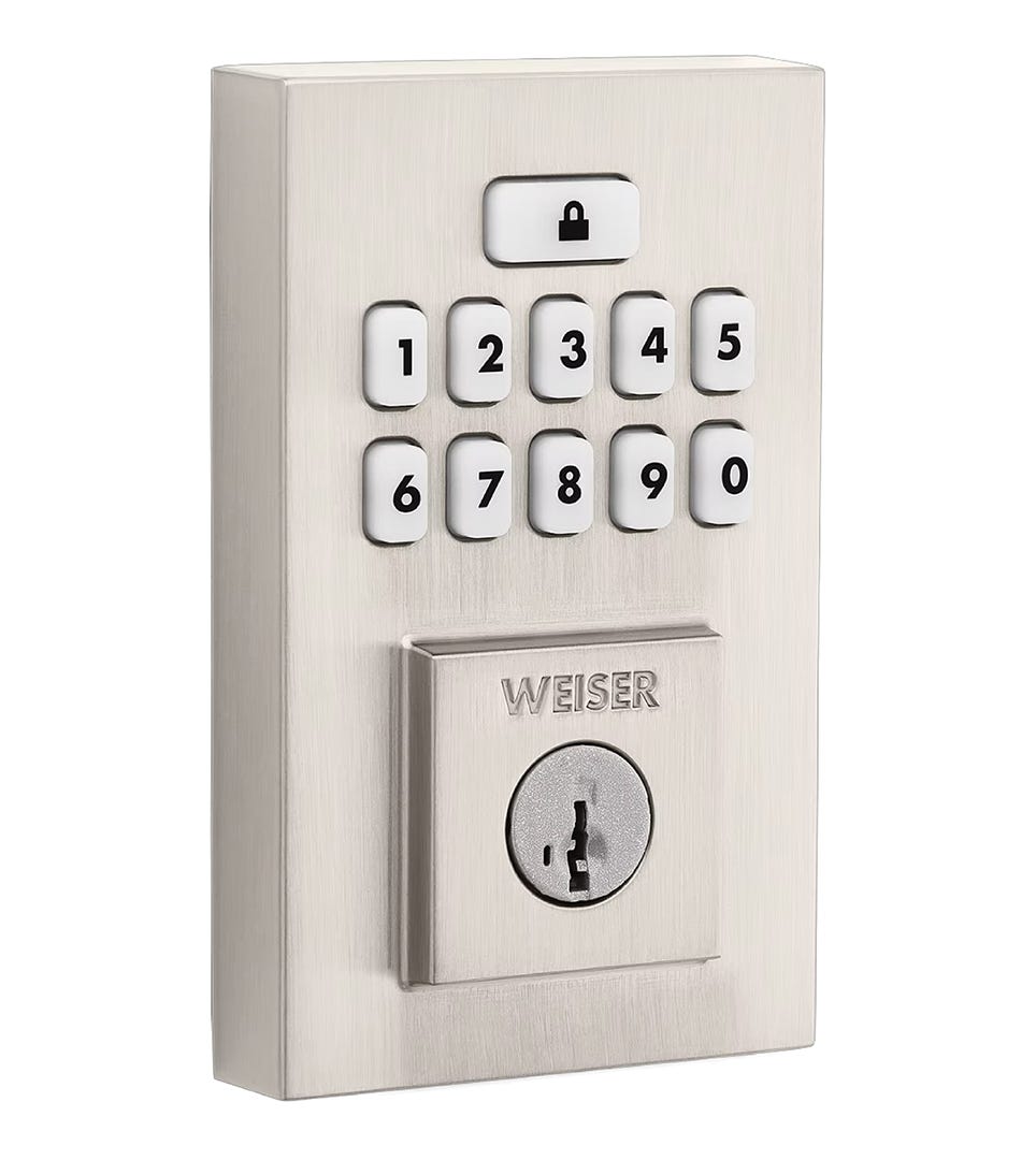 SMARTCODE Electronic Lock, Satin Nickel