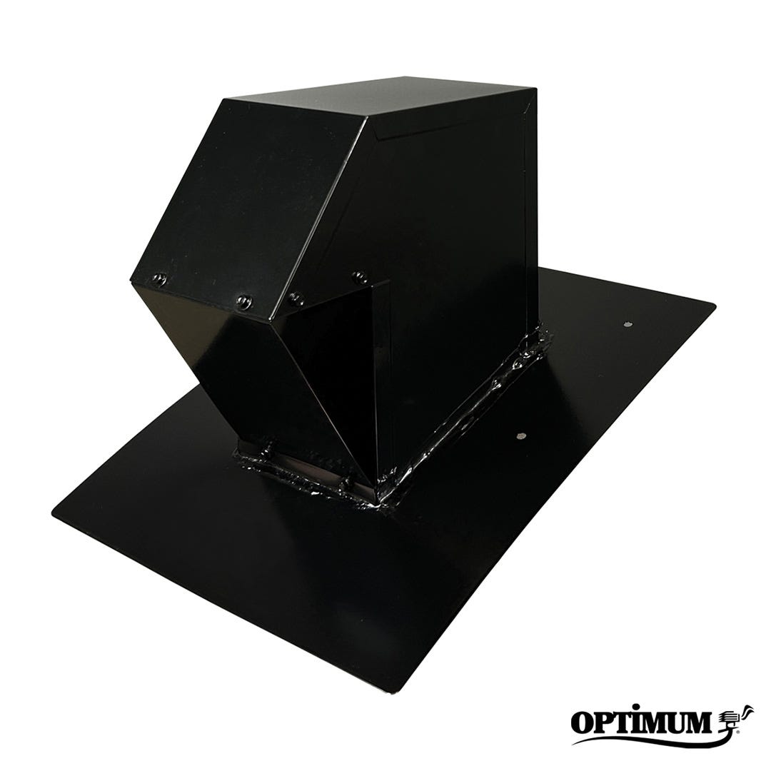 Roof Vent, 4 in, Black
