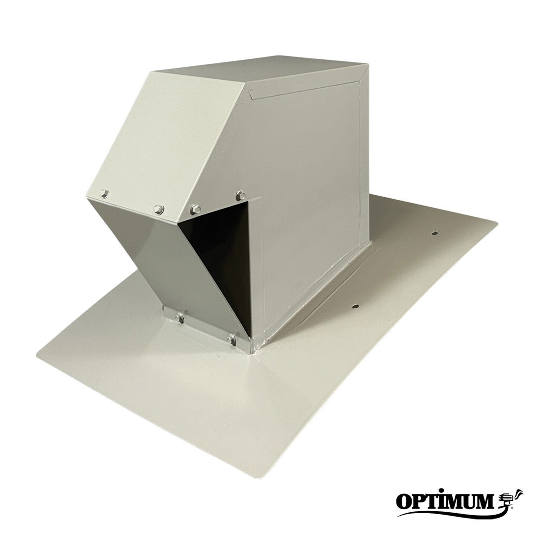 Roof Vent, 10 in, Grey