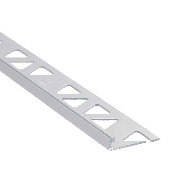 PROVA TILE EDGE Ceramic Moulding, 6 mm,  1/4 in. x 8 ft., Bright Clear