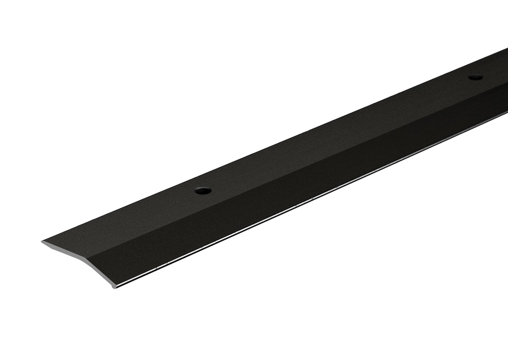 SHUR-TRIM Equalizer, 1-1/2 in. x 3 ft., Matte Black