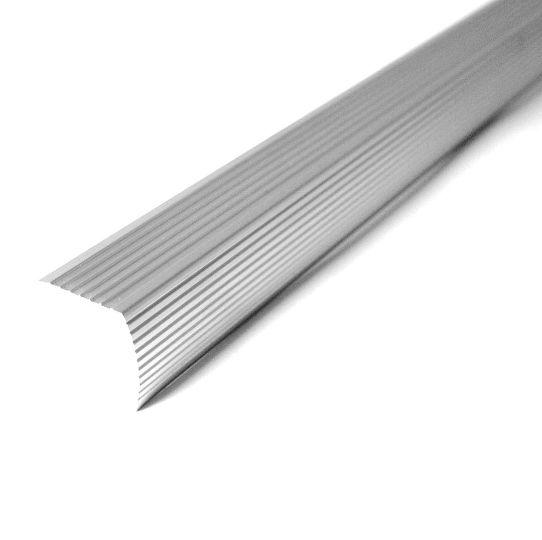 CINCH Stair Edging, 72 in., Satin Silver