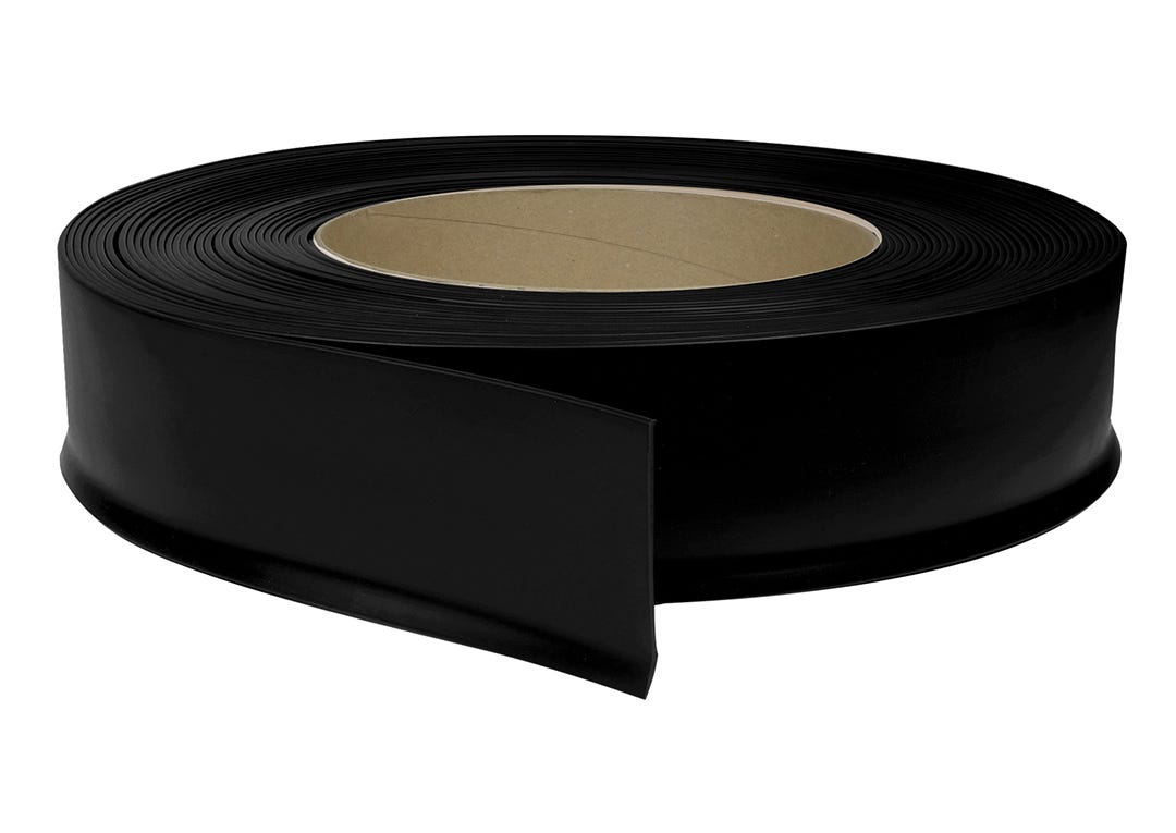 Vinyl Wall Base, 20 in. x 20 ft., Black