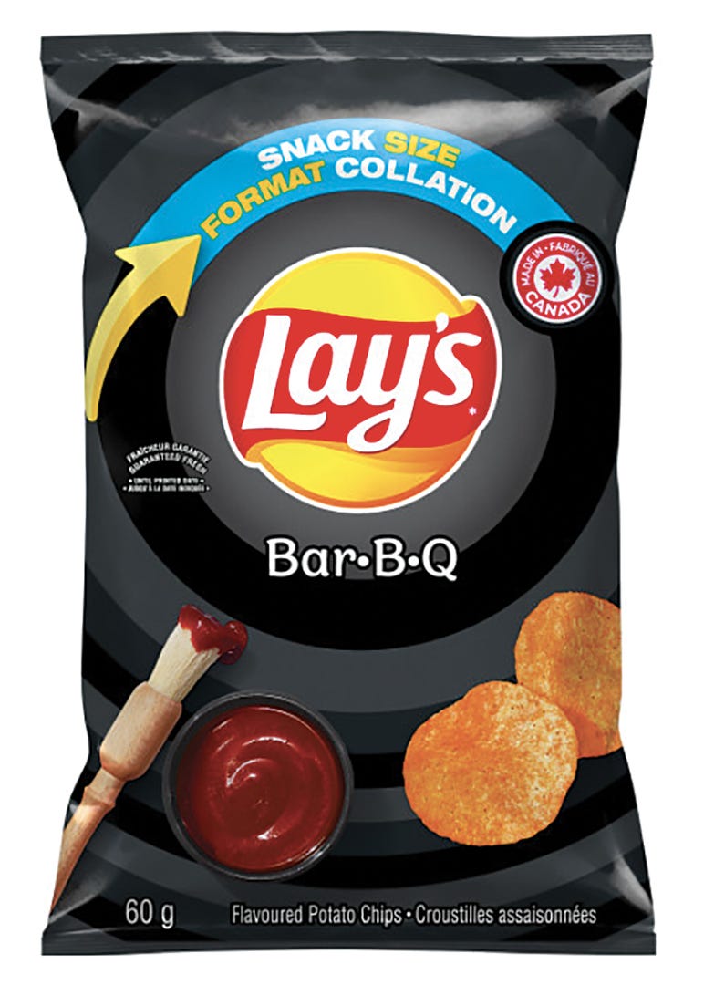 LAY'S Bar-B-Q Flavored Chips, 60 g