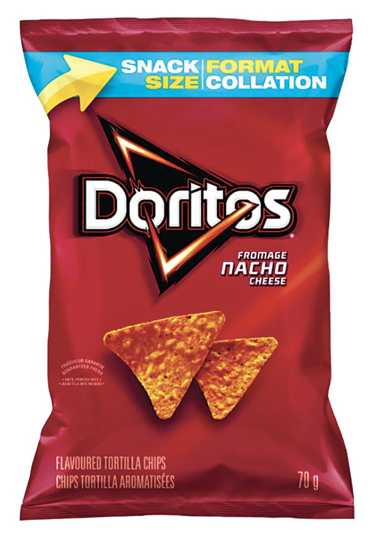 DORITOS Nacho Cheese Chips, 70 g