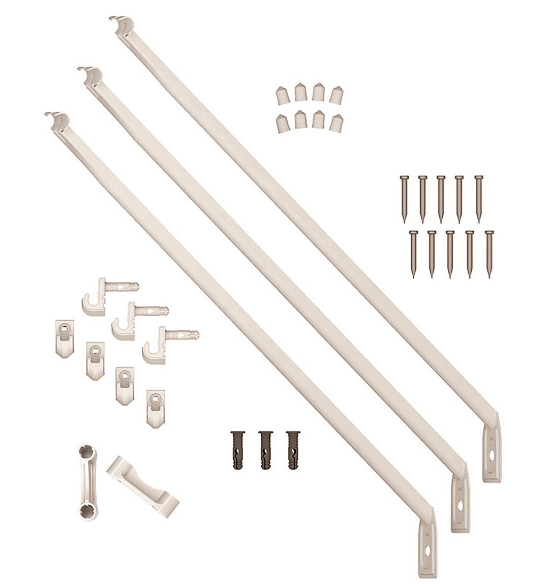 All-in-One Hardware Kit, 12 in., for 4 ft./6 ft. Shelf