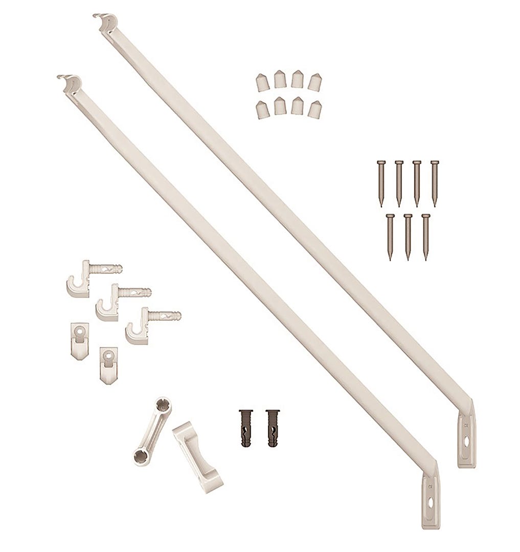 All-in-One Hardware Kit, 12 in., for 2 ft./4 ft. Shelf
