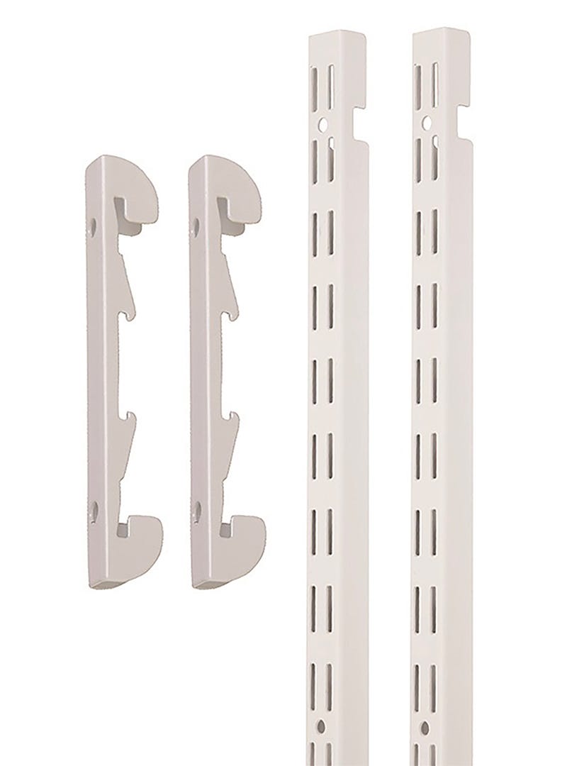 SHELFT RACK Vertical Rail, 30 in., 2/Pack