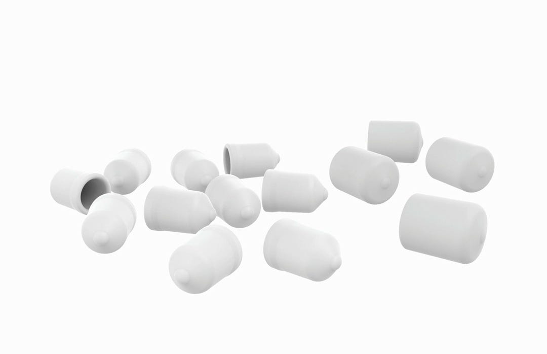 Wire Shelf End Caps, 24/large, 60/small