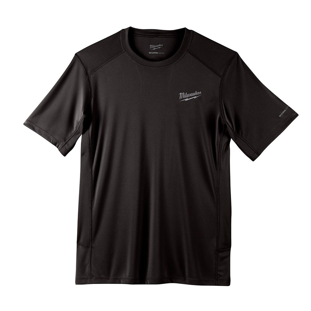 Performance Shirt MILWAUKEE, Short Sleeve, Black, M