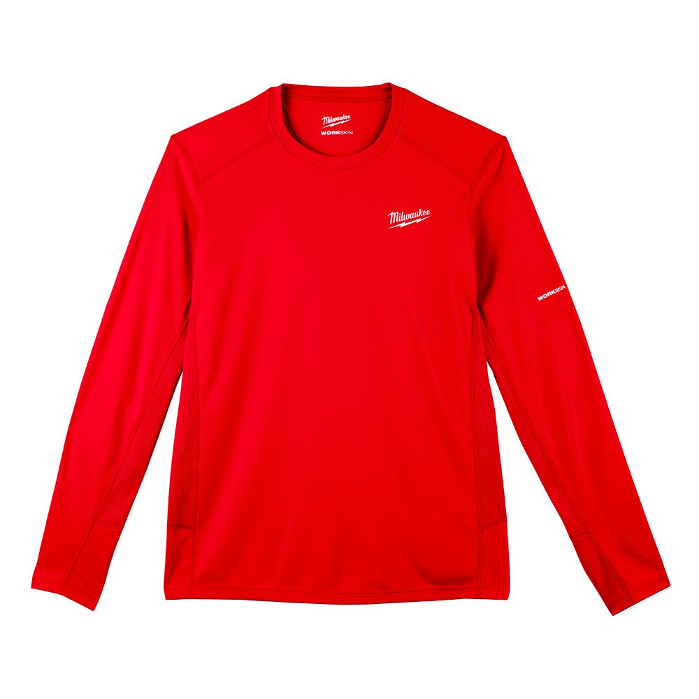 Performance Shirt MILWAUKEE, Long Sleeve, Red, M