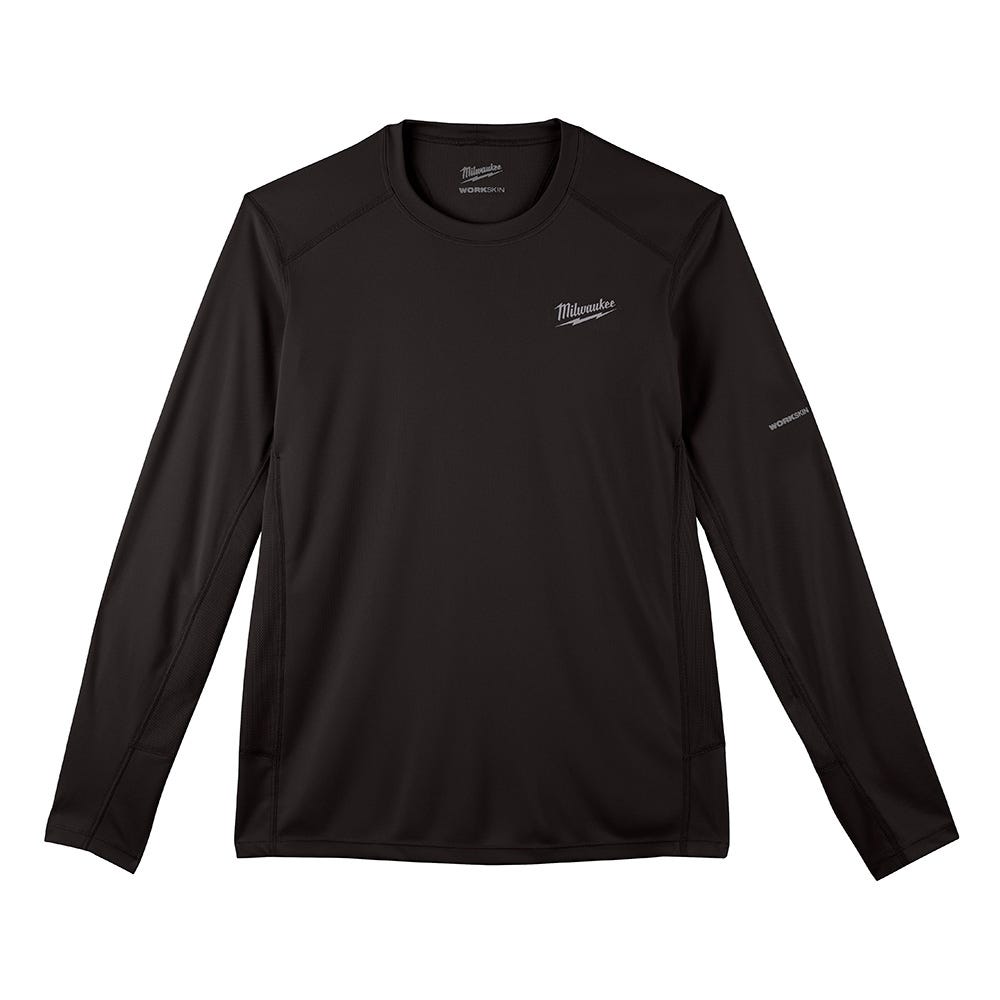 Performance Shirt MILWAUKEE, Long Sleeve, Black, L