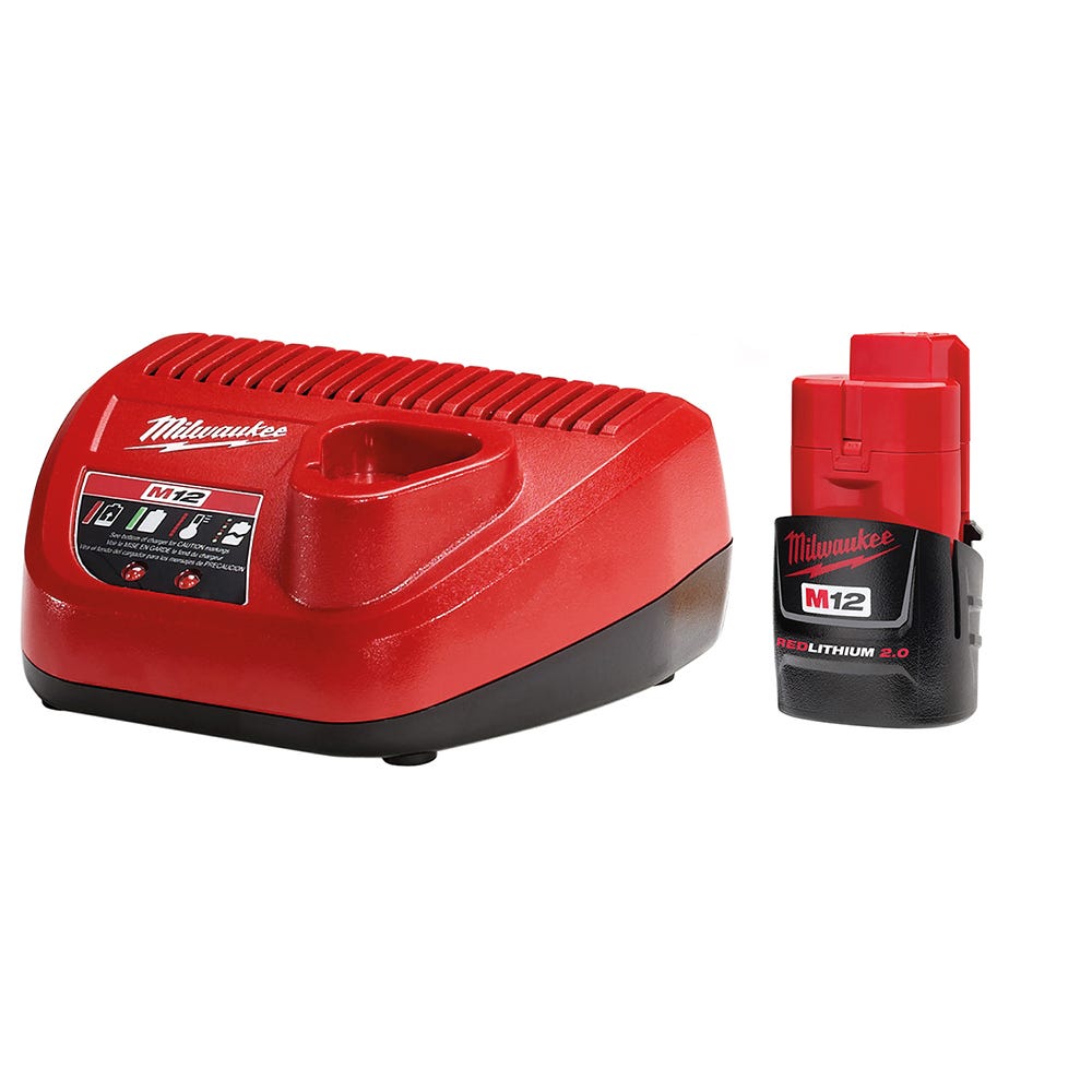 M12 Charger Starter Kit, 2.0 Ah