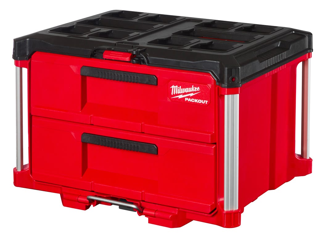 MILWAUKEE PACKOUT Toolbox, 2 Drawers