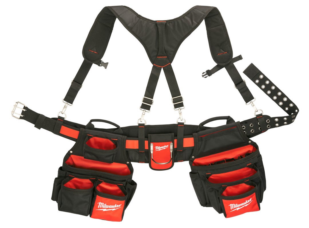 MILWAUKEE Contractor Work Belt with Hanging Ring