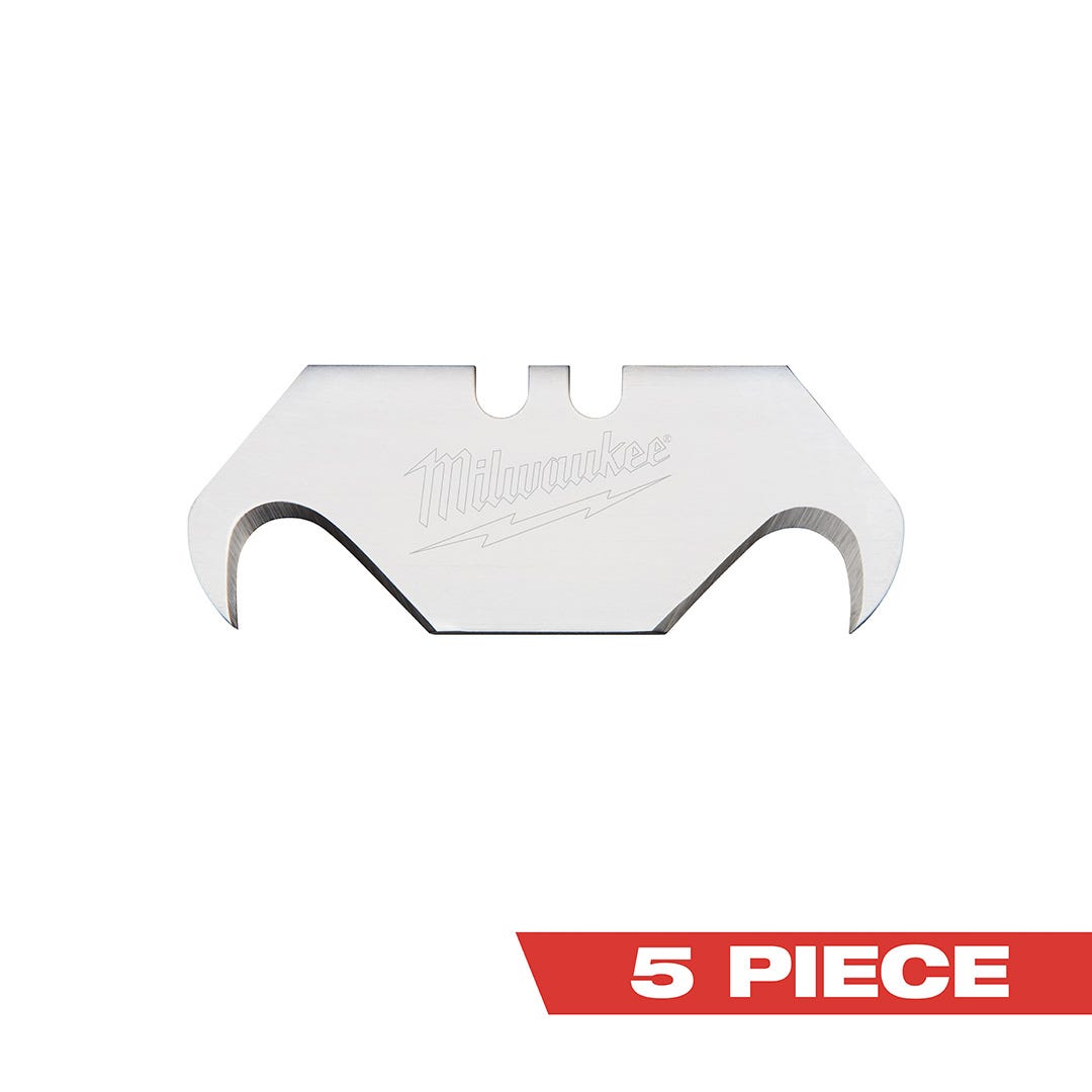 MILWAUKEE Hook Blades, 5/Pack