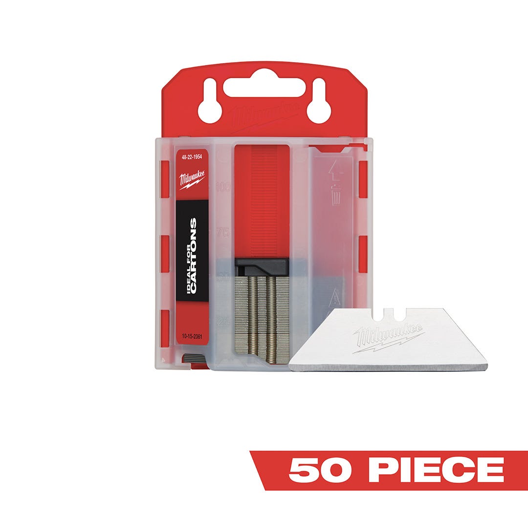 MILWAUKEE Cardboard Blades, 50/Pack