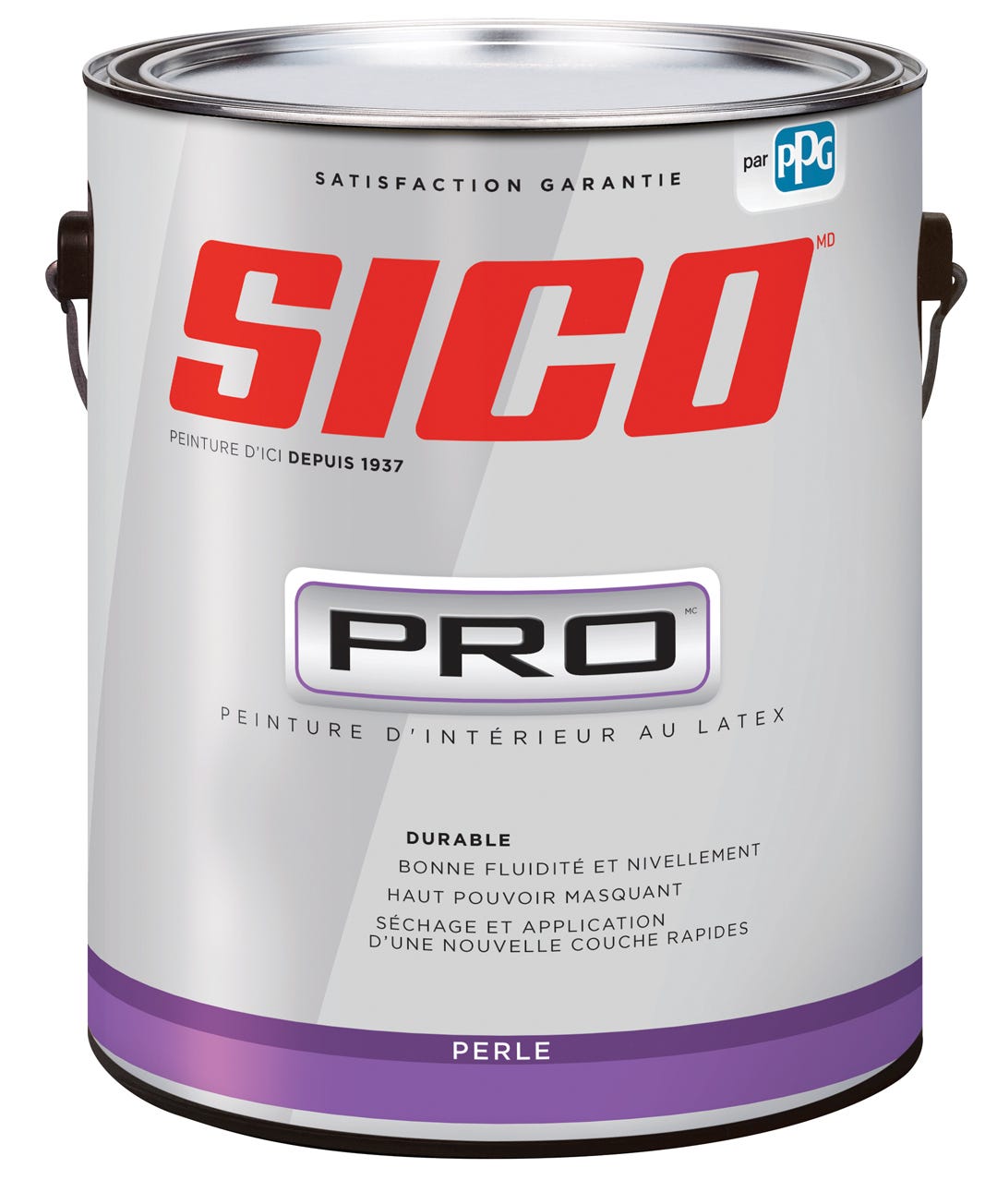 SICO PRO Interior Latex Paint, Pearl White Finish, 3.78 L