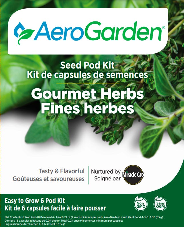 AEROGARDEN Gourmet Herb Seed