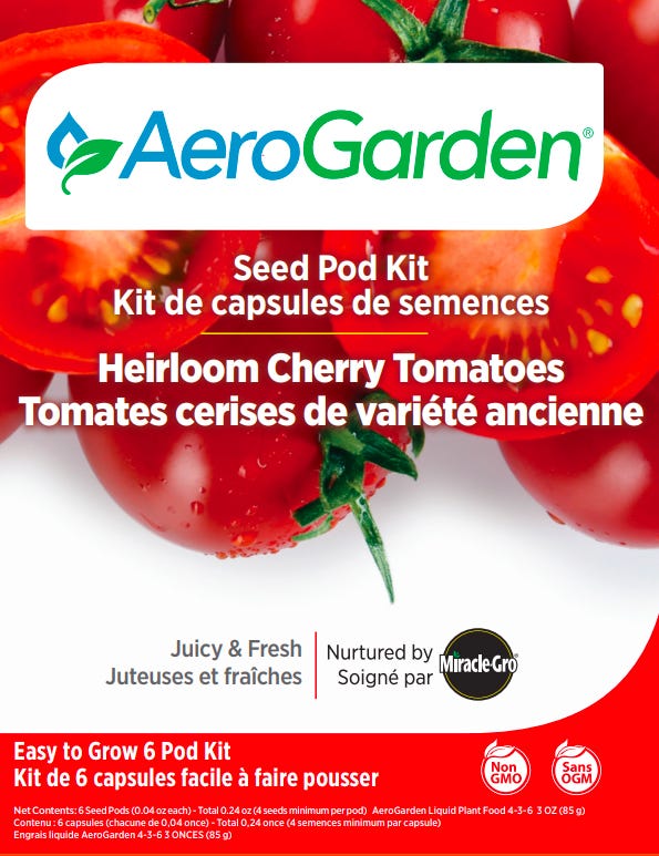 AEROGARDEN Red Heirloom Cherry Tomato Seed