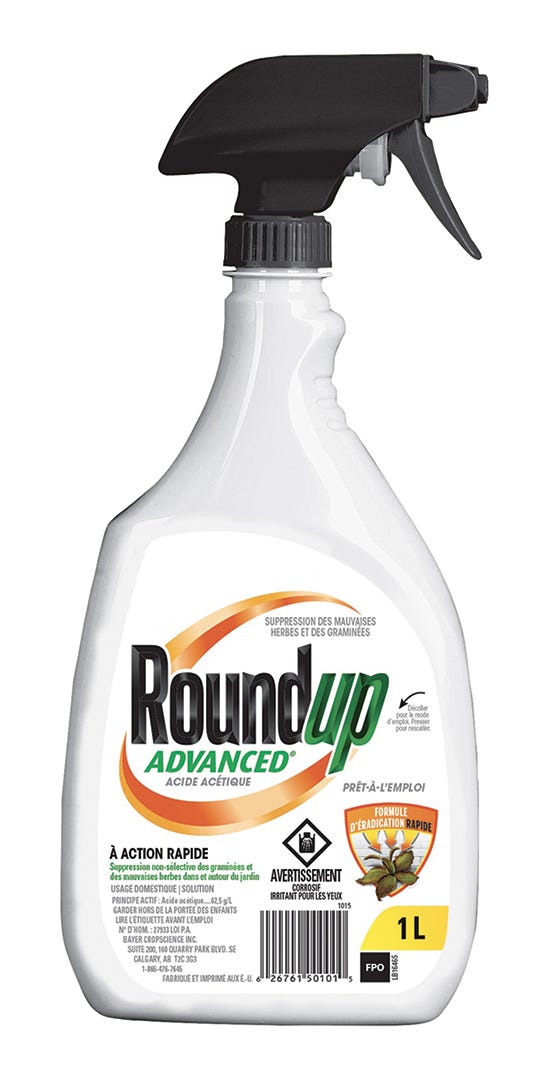 Ready-to-Use Liquid Herbicide Sprayer ROUNDUP ADVANCED, 1 L