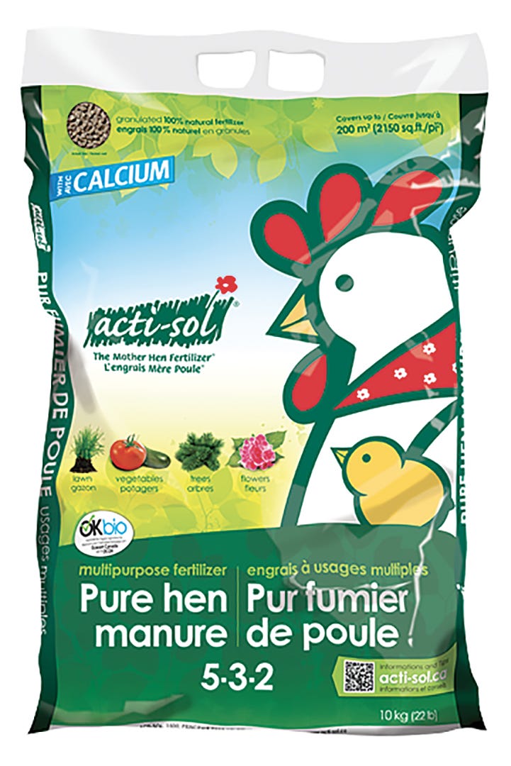 Fertilizer 5-3-2 Pure hen manure multipurpose, 10 kg